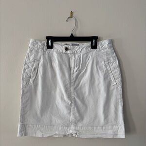 Converse One Star White Denim Skirt